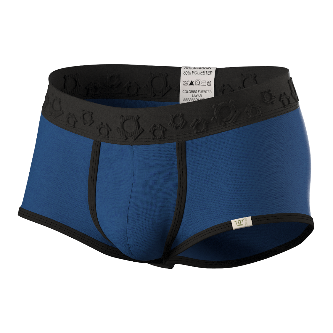 Boxer mini azul aero con negro